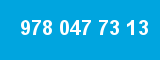 978 047 73 13 978 047 73 13